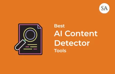 A featured image of AI content detector tools at blog agarwalshubham.com